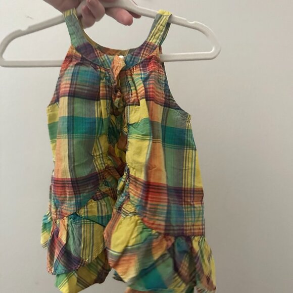 Ralph Lauren Multicolor Plaid Kids Blouse - Picture 3 of 5